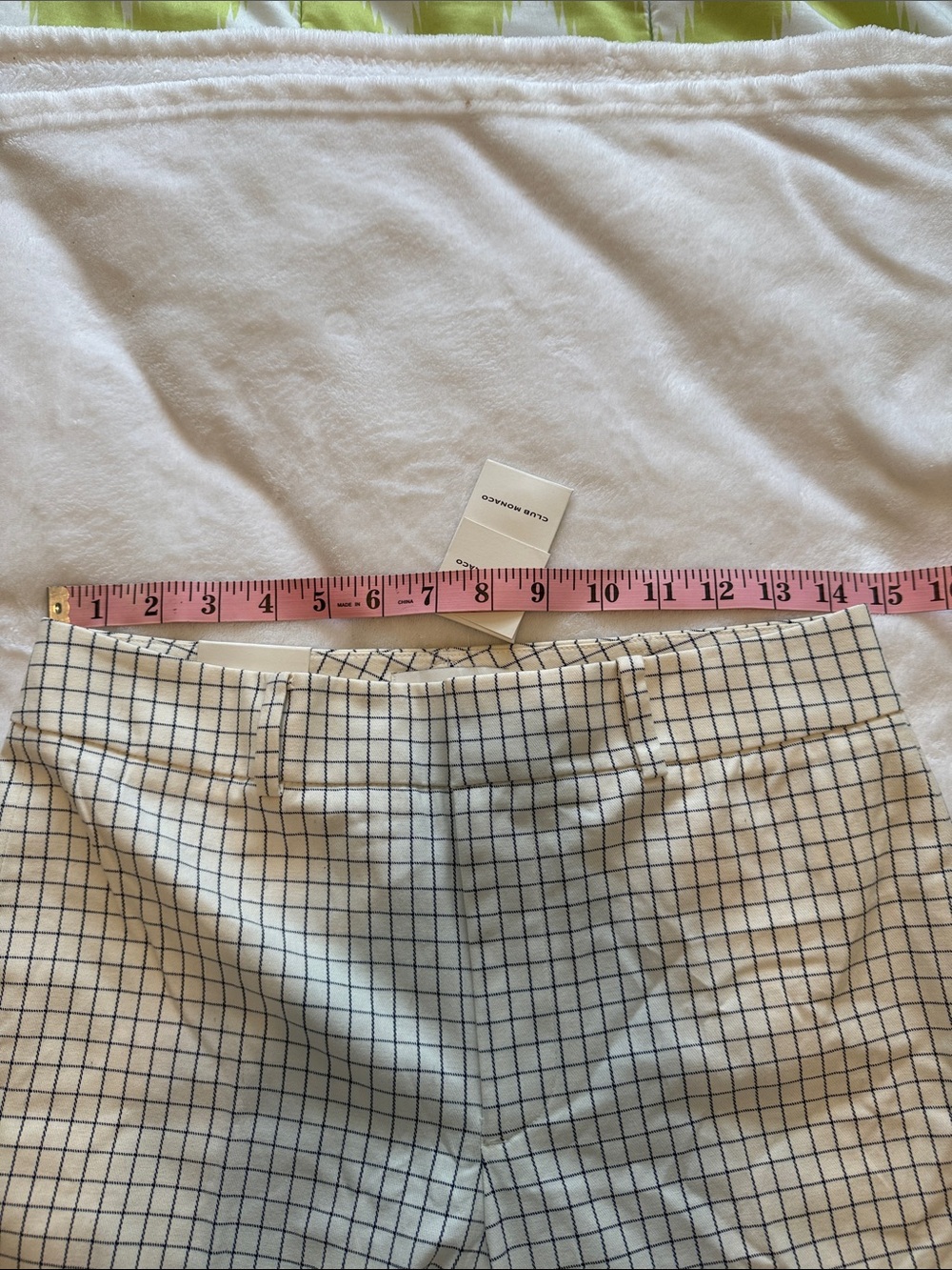 Club Monaco Grid Pattern Trousers - Picture 4 of 5